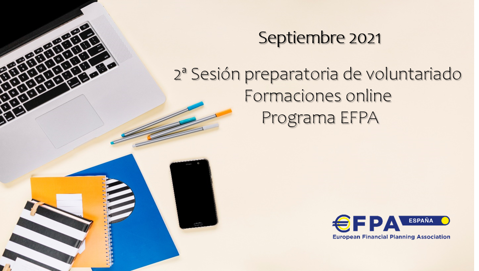VII EDICIÓN – Sesiones de formación online para voluntarios 2021 mes de septiembre